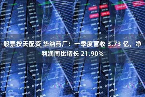 股票按天配资 华纳药厂：一季度营收 3.73 亿，净利润同比增长 21.90%